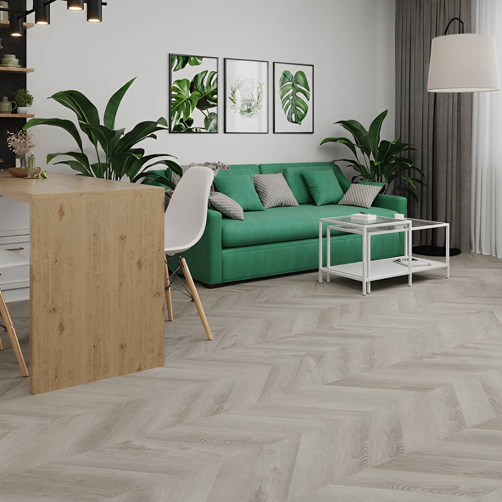 SPC ламинат Alpine Floor Chevron Alpine ECO 18-1 Дуб Фантазия Chevron
